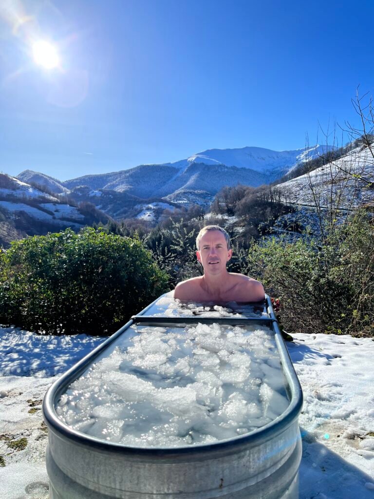 David Giroux Pyrénées Ice bath